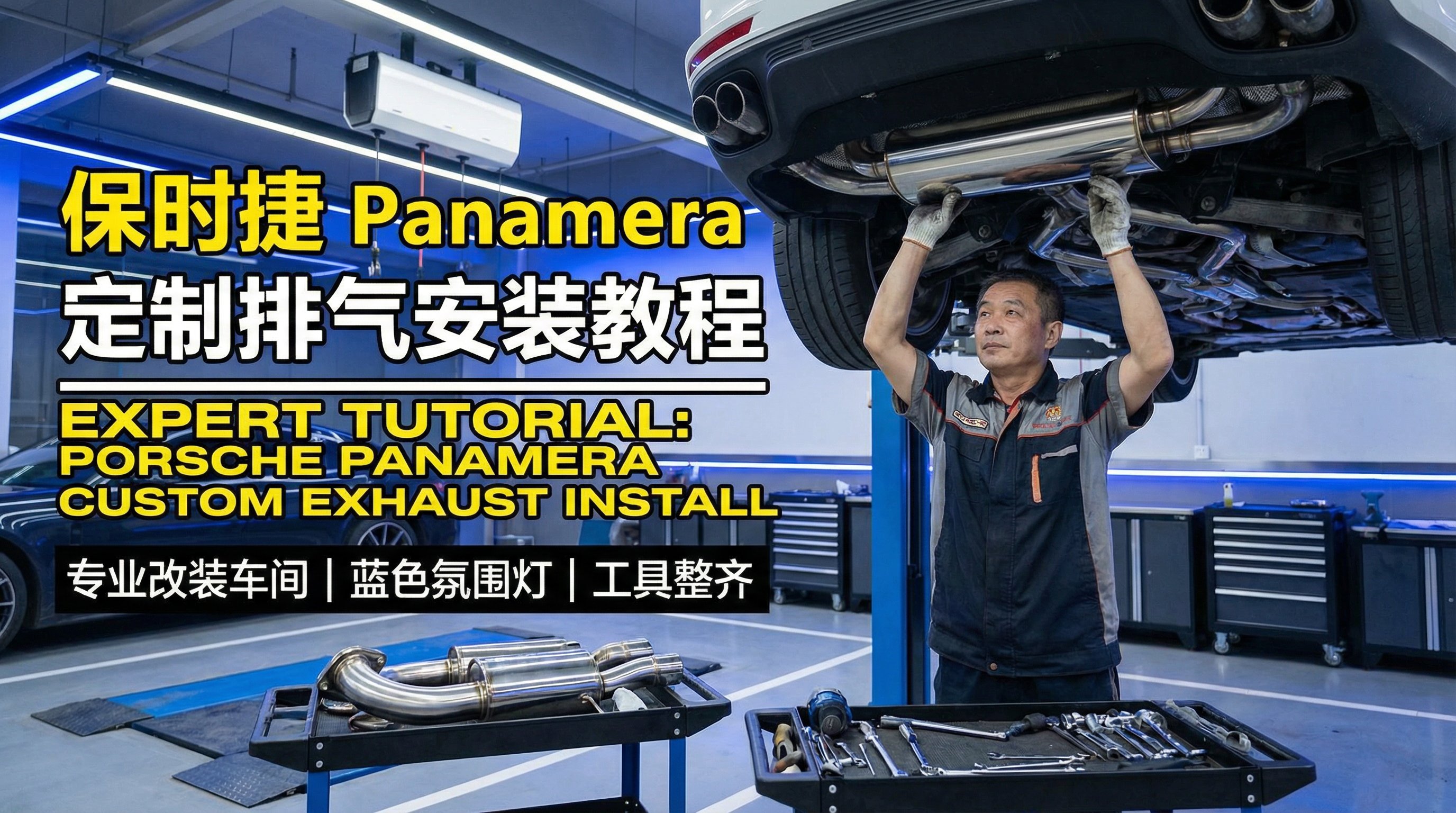 国产主播改装视频-保时捷宽体改装